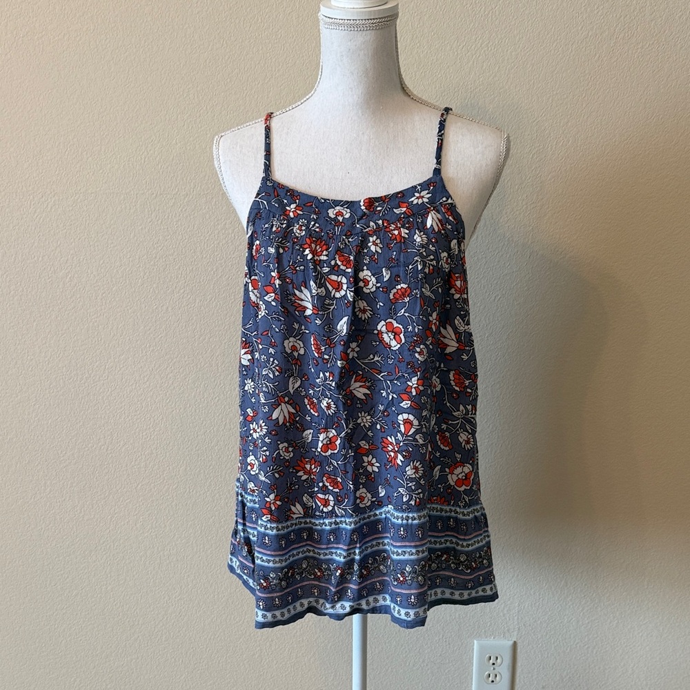 Old Navy Blue Floral Camisole